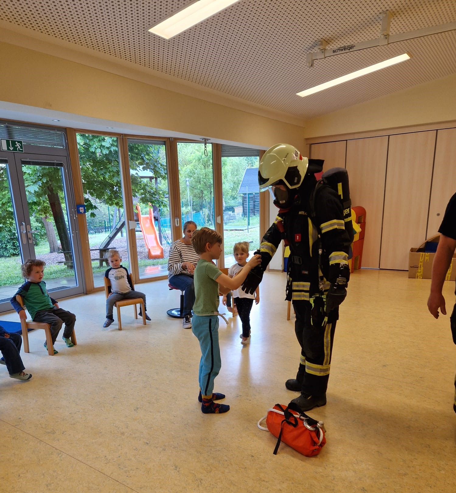 Zu Besuch im Kindergarten Höflein