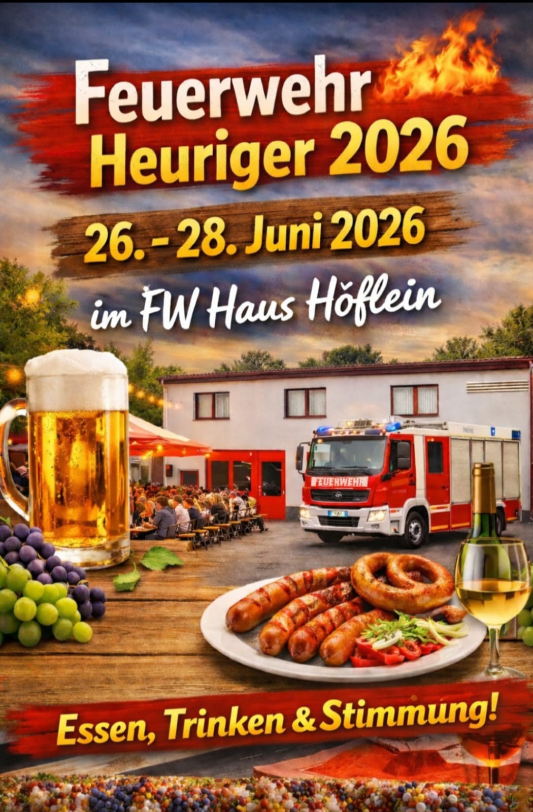 Feuerwehrheuriger Höflein 26-28.06.2026